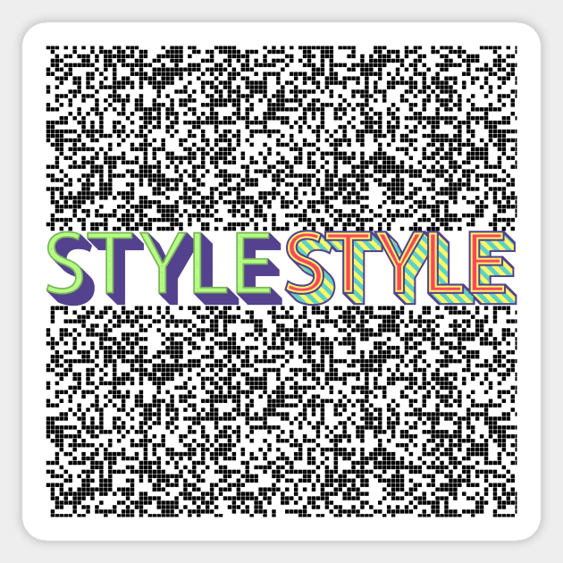 Style Style Stylish Pattern Sticker by Urban_Vintage